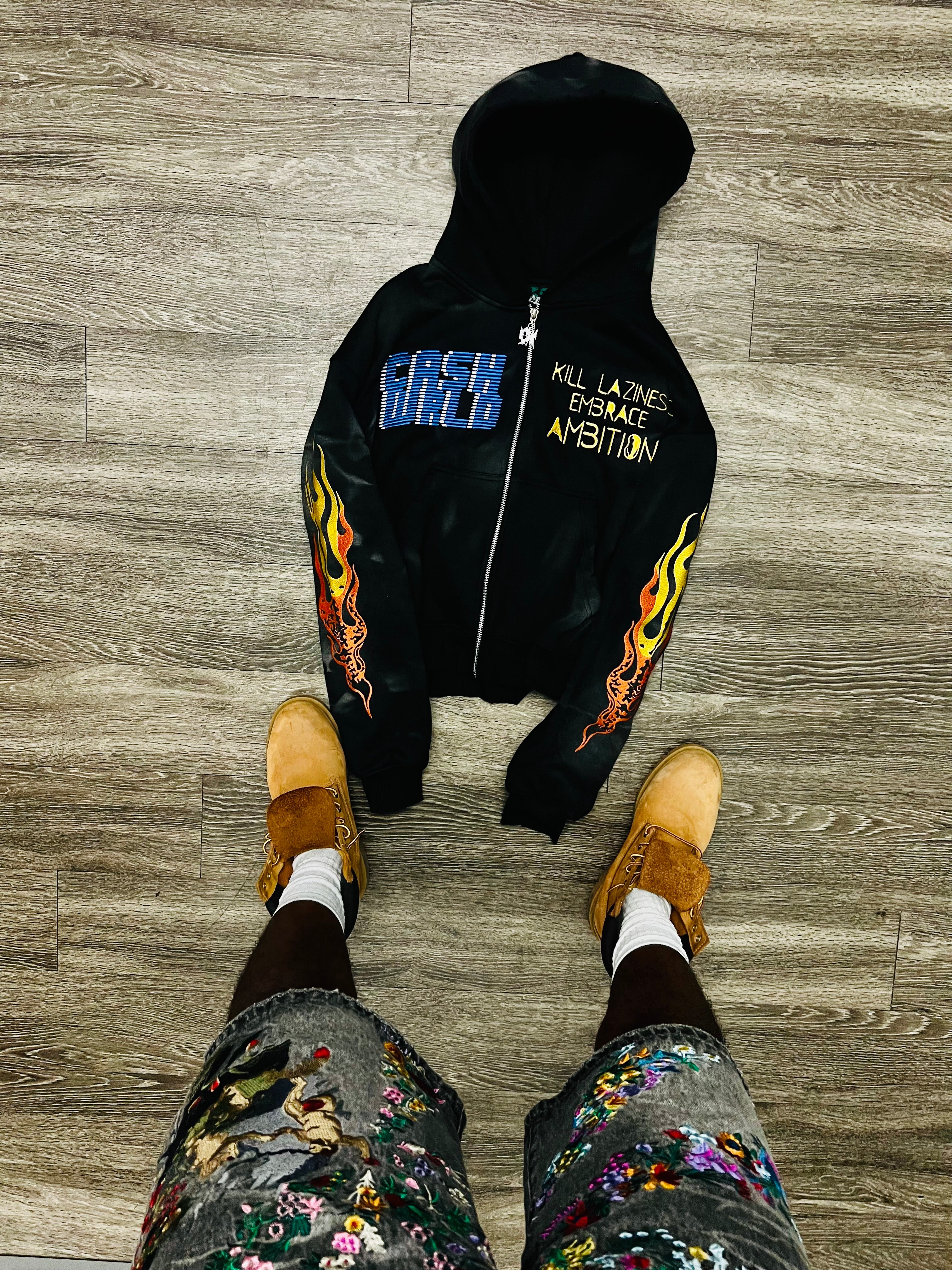 Ambition zip-up (yellow)