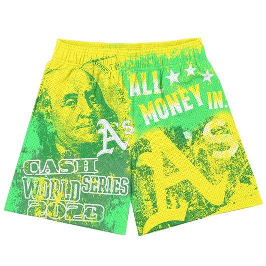 Mesh Cropped Shorts with Deep Pockets